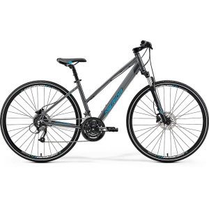 Велосипед Merida Crossway 40-D Lady DarkSilver (Blue) 2019