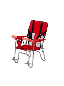 Велокресло детское JL-189 красное/280014 (крепление на багажник). Кресло JL-189 велосипедное детское. Стальной каркас. Ремни, спинка и подушка из синтетической ткани. Размер 37х32,5х55 см. Максимальная ширина багажника, на который можно установить данное 