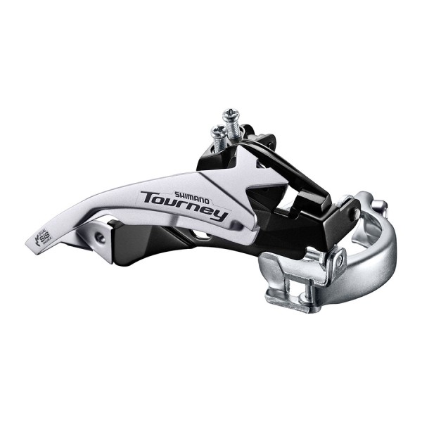 Переключатель передний Shimano Tourney TY500, универсальная тяга 31,8 для 42T б/уп AFDTY500TSM6