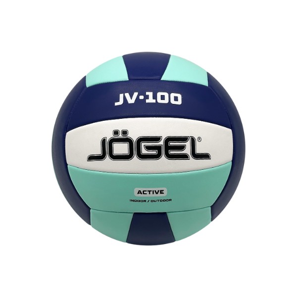 Мяч волейбольный Jogel JV-100, синий/мятный (BC23) 1/50