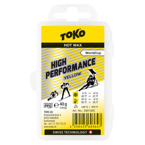 Высокофтористый парафин TOKO High Performance yellow 40g 5501025