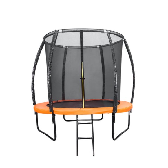 Батут DFC KENGOO II 5ft внутр.сетка, лестница, оранж/черн (152см) Батут DFC KENGOO II 5ft внутр.сетка, лестница, оранж/черн (152см)