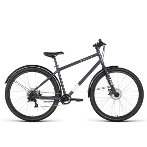 Велосипед 27,5' Forward SPIKE D Серый/Серебристый 2023г