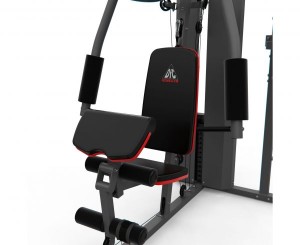 Силовой комплекс DFC D7004 (D7003 + опция брусья). Многофункциональный силовой комплекс DFC D7004 оснащён множеством снарядов для упражнений на все группы мышц. Максимальный вес пользователя до 120 кг. Профиль основной трубы 70 х 50 х 1,5 мм. 11 весовых п