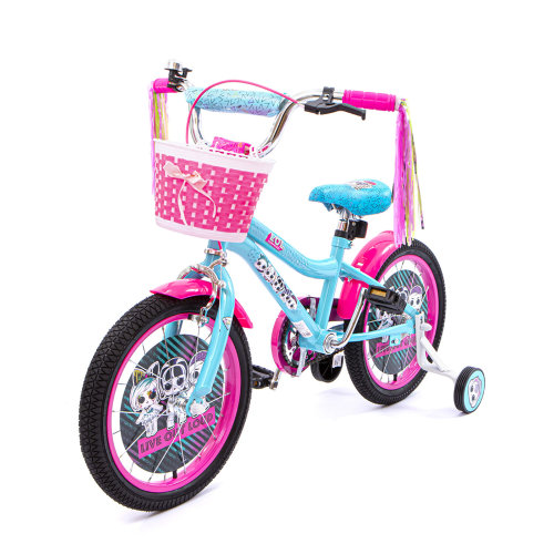 Велосипед 16' LOL Голубой/Розовый ВН16165