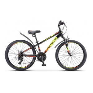 Велосипед Stels Navigator 24' 400 V F010  Черный/салатовый/красный (LU092748)