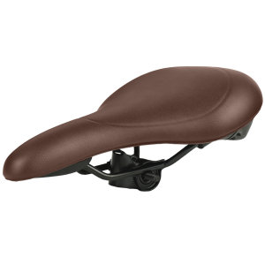 Седло вело KS-9040 MTB 260*200mm,комфорт,эластомер,450гр,коричневое