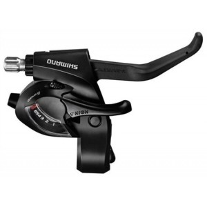 Шифтер/тормозная ручка Shimano Tourney EF41, прав., 6 cк., трос 2050 мм, черный/590136