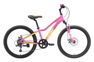 Велосипед Stark'23 Bliss 24.1 D розовый/оранжевый/белый