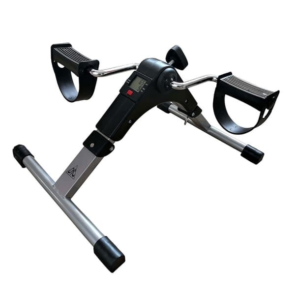 Велотренажер мини DFC B8207B черный с серым