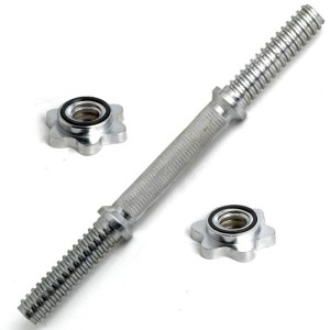 Гриф DFC RB16T. Нескользящие насечки для прочного хвата. Тип гантельный. Материал хромированный. Замок гайка фигурная. Длина общая 400 мм .Длина посадочного места 128 мм. Диаметр посадочный 26 мм Длина хвата 140 мм. Диаметр хвата 26 мм. Вес грифа 1,95 кг.