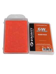 Мазь скольжения для лыж Vauhti Gw All Temp обладает достаточной твердостью и хорошо ложится на скользящую поверхность лыж. Подойдет для любого типа снега. Хороший вариант для обработки новых лыж, также лыж после машинной шлифовки или ремонта. Дает «жирну