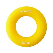 Эспандер кистевой 'Кольцо' STARFIT ES-404, 8,8 см, 15 кг, желтый