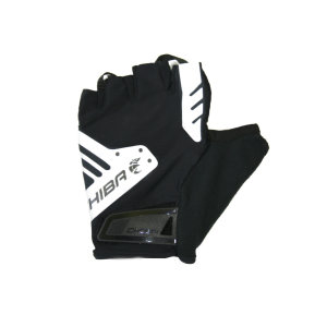 Велоперчатки CHIBA Air Plus Reflex с доп. гелевой протекцией черные 3011420