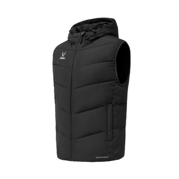 Жилет утепленный c капюшоном Jogel ESSENTIAL PerFormPROOF Padded Hooded Vest, черный Жилет утепленный c капюшоном Jogel ESSENTIAL PerFormPROOF Padded Hooded Vest, черный