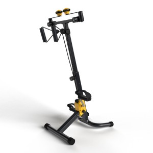 Велотренажер двойной DFC B810Y dual bike. Велотренажёр двойной с накладками и ручками ярко-жёлтого цвета для домашнего использования. Многофункциональная модель позволяет тренировать как руки, так и ноги одновременно или врозь. Для разнообразия тренировок