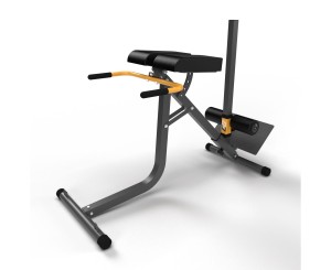 Гиперэкстензия STONERISE HypeRise SUB874.
Гиперэкстензия STONERISE HypeRise — это тренажёр, который используют для проработки мышц спины и бёдер.
Тренажёр сконструирован таким образом, что позволяет выполнять гиперэкстензию в классической горизонтальной