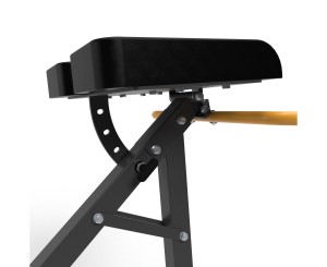 Гиперэкстензия STONERISE HypeRise SUB874.
Гиперэкстензия STONERISE HypeRise — это тренажёр, который используют для проработки мышц спины и бёдер.
Тренажёр сконструирован таким образом, что позволяет выполнять гиперэкстензию в классической горизонтальной