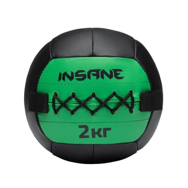 Медбол INSANE IN24-WB100 2 кг, зеленый
