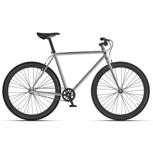 Велосипед Black One Urban 700 серебристый/черный 2020-2021