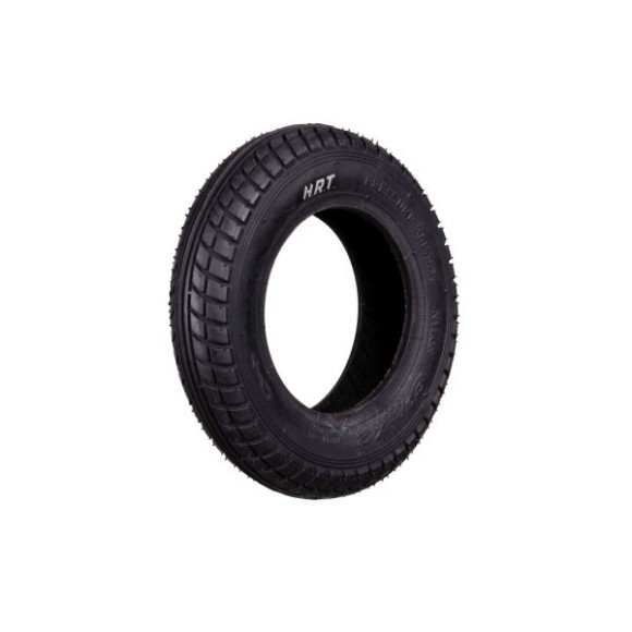 Покрышка H.R.T. P1034 8,5"x2, 50-110 мм (размеры посадочного места) стандартная покрышка, предназначенная для самокатов, детских колясок и некоторых разновидностей трехколесных велосипедов с передними поворотными колесами. Подходит для ручных тележек. 
По