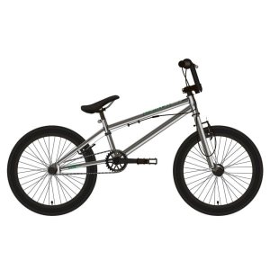 Велосипед Stark'19 Madness BMX 2 20' серебристый/зелёный H000015813