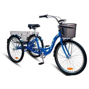 Велосипед Stels Energy III 26" V030 Синий (с корзиной) (LU085325)