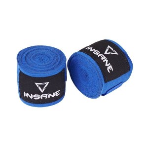 Бинт боксерский INSANE COBRA IN22-HW201, хлопок/нейлон, синий, 4,5 м