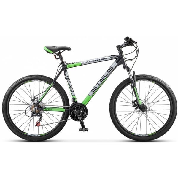 Велосипед Stels Navigator 600 V V010 Серый/Серебристый/Зеленый