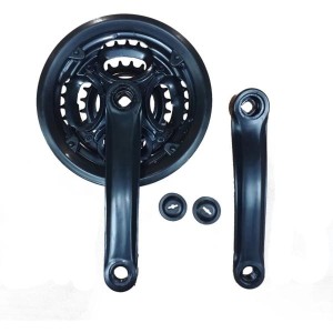 Шатуны (система) D-EDх3 28/38/48Т, 170мм, черный, с пластик. защитой/3012602-43