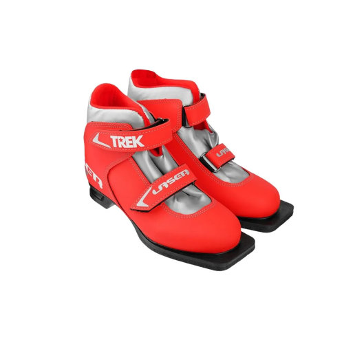 Ботинки лыжные 75мм TREK Laser3 красный