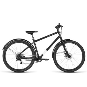 Велосипед 27,5' Forward SPIKE D AL Черный/Серебристый 2023г
