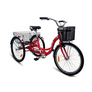 Велосипед Stels Energy I 26" V020 Красный/Белый (с корзиной)