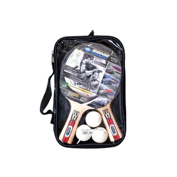 Набор DONIC LEGENDS 900  (2 ракетки, 3 мяча Champion 3* 40+, чехол)