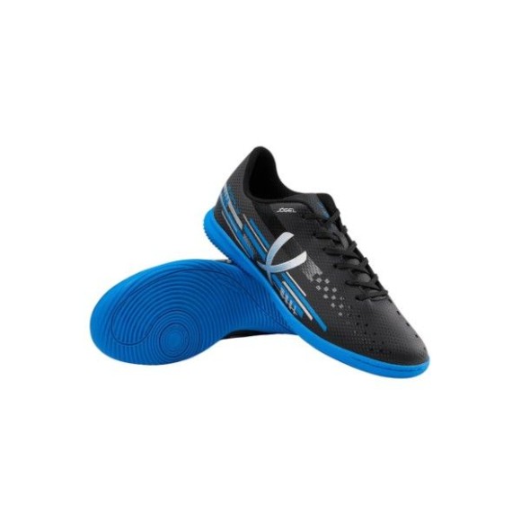 Бутсы зальные Jogel Evofly IN Talant Black/blue, черный/голубой Бутсы зальные Jogel Evofly IN Talant Black/blue, черный/голубой