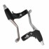 Ручки тормоза HORST V-brake/кантилев., алюм., серебр.-черные (00-171604)