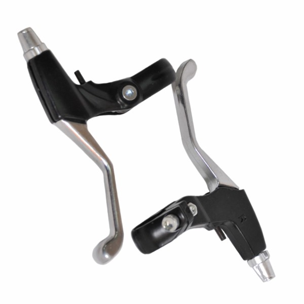 Ручки тормоза HORST V-brake/кантилев., алюм., серебр.-черные (00-171604)