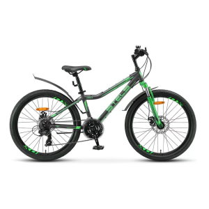 Велосипед Stels Navigator 24' 410 MD V010 Черный/Зеленый (LU091556)