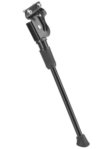 Подножка BLF-F6/390053. Подножка BLF-F6 разработана для подростковых велосипедов с диаметром колес 28 дюймов. Она поможет вам зафиксировать велосипед в его привычном положении, не бросая на грязную землю или асфальт. Стальная надежная подножка, длина - 35