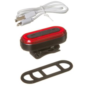 Фонарь велосипедный задний STG легко фиксируется на подседельный штырь или перо с помощью универсального хомута, который предотвращает проскальзывание. Зарядка батареи через USB. Аккумулятор емкостью 500mAh.