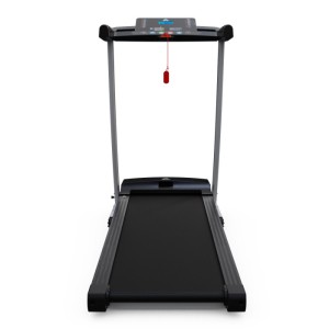 Беговая дорожка DFC Blues. Электрическая беговая дорожка DFC Blues - идеальный инструмент для поддержания физической формы и общего здоровья в домашних условиях. Её стильный серый цвет и складная конструкция делают её компактной и удобной для хранения, чт