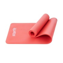 Коврик для йоги и фитнеса STARFIT FM-301 NBR, 1,5 см, 183x61 см, коралловый