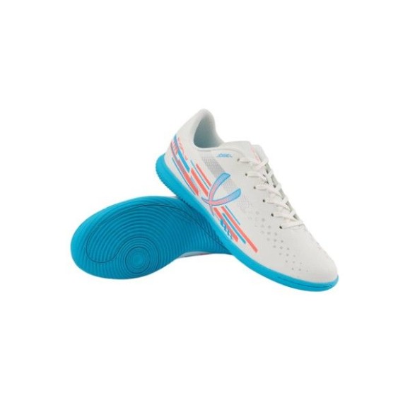 Бутсы зальные Jogel Evofly IN Talant White/blue, белый/голубой Бутсы зальные Jogel Evofly IN Talant White/blue, белый/голубой