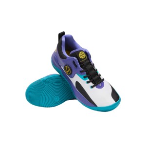 Кроссовки баскетбольные Jogel Launch 2.0 LOW, белый/фиолетовый/голубой