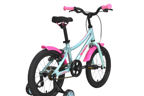 Велосипед Stark'24 Foxy Girl 16 бирюзовый/розовый HQ-0014336