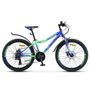 Велосипед Stels Navigator 24' 450 MD V030 Синий/Неоновый-зеленый (LU093466)