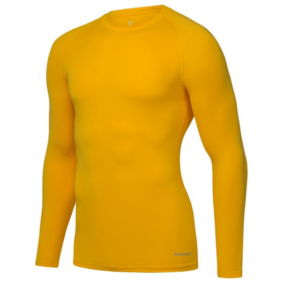Лонгслив компрессионный Jogel CAMP 2 PerFormDRY Baselayer LS Tee, желтый 61