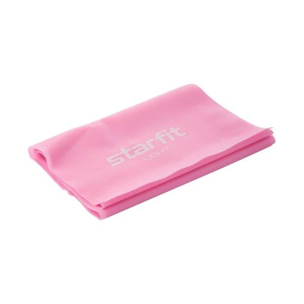 Лента для пилатеса ES-201 1200*150*0,35 мм, розовый пастель