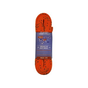 Шнурки д/коньков с пропиткой оранжевые W921-274 см