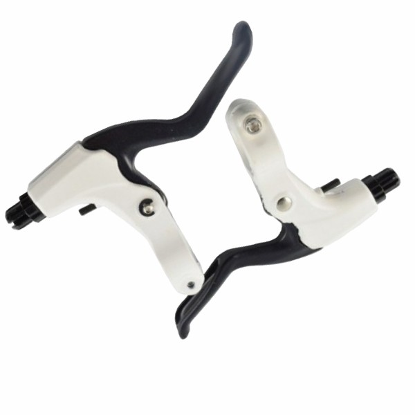 Ручки тормоза HORST V-brake/кантелив., алюм., бело-черные (00-171612)